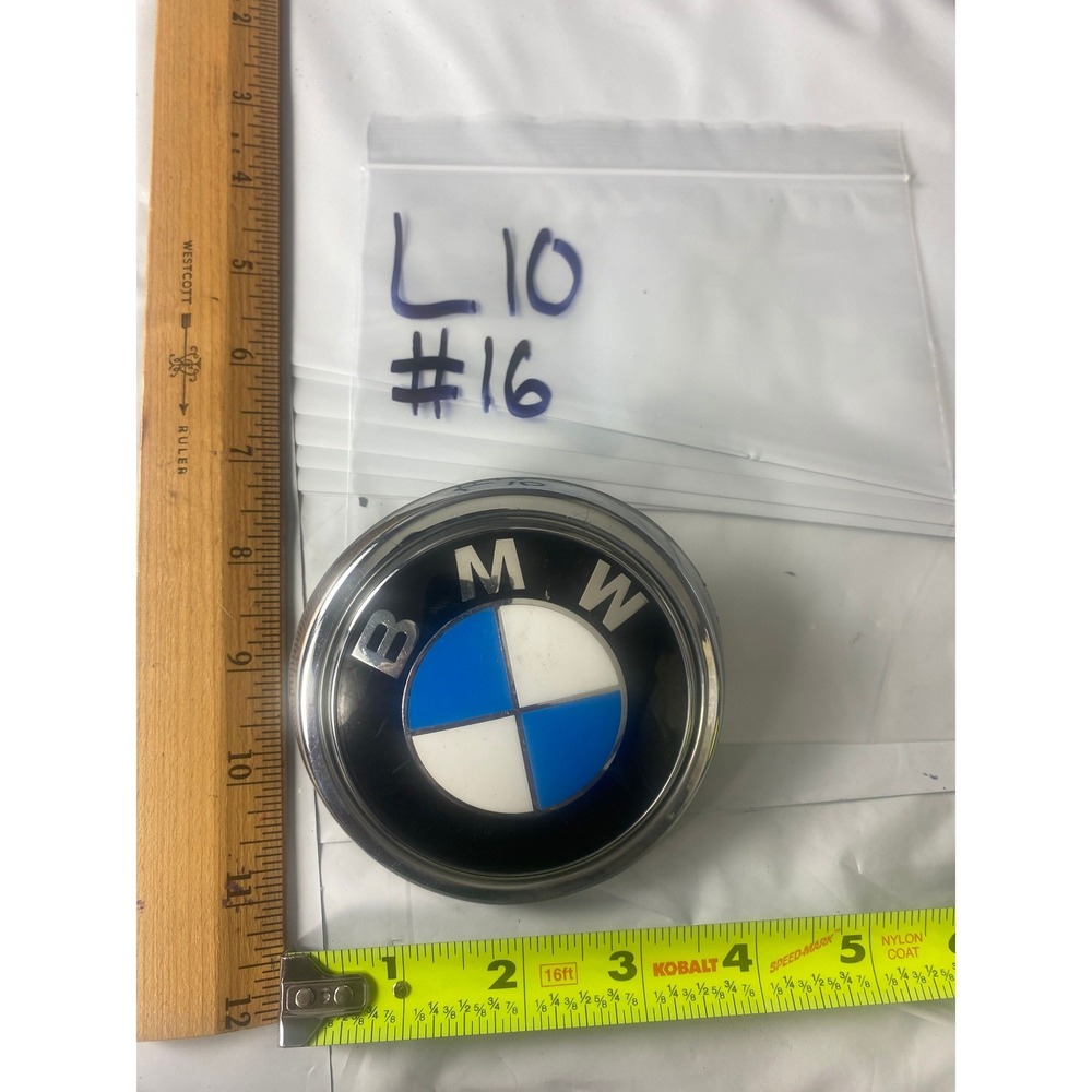 BMW 82mm Hood Trunk Emblem Roundel Logo Blue White‎ Black Silver 3.25 Inch